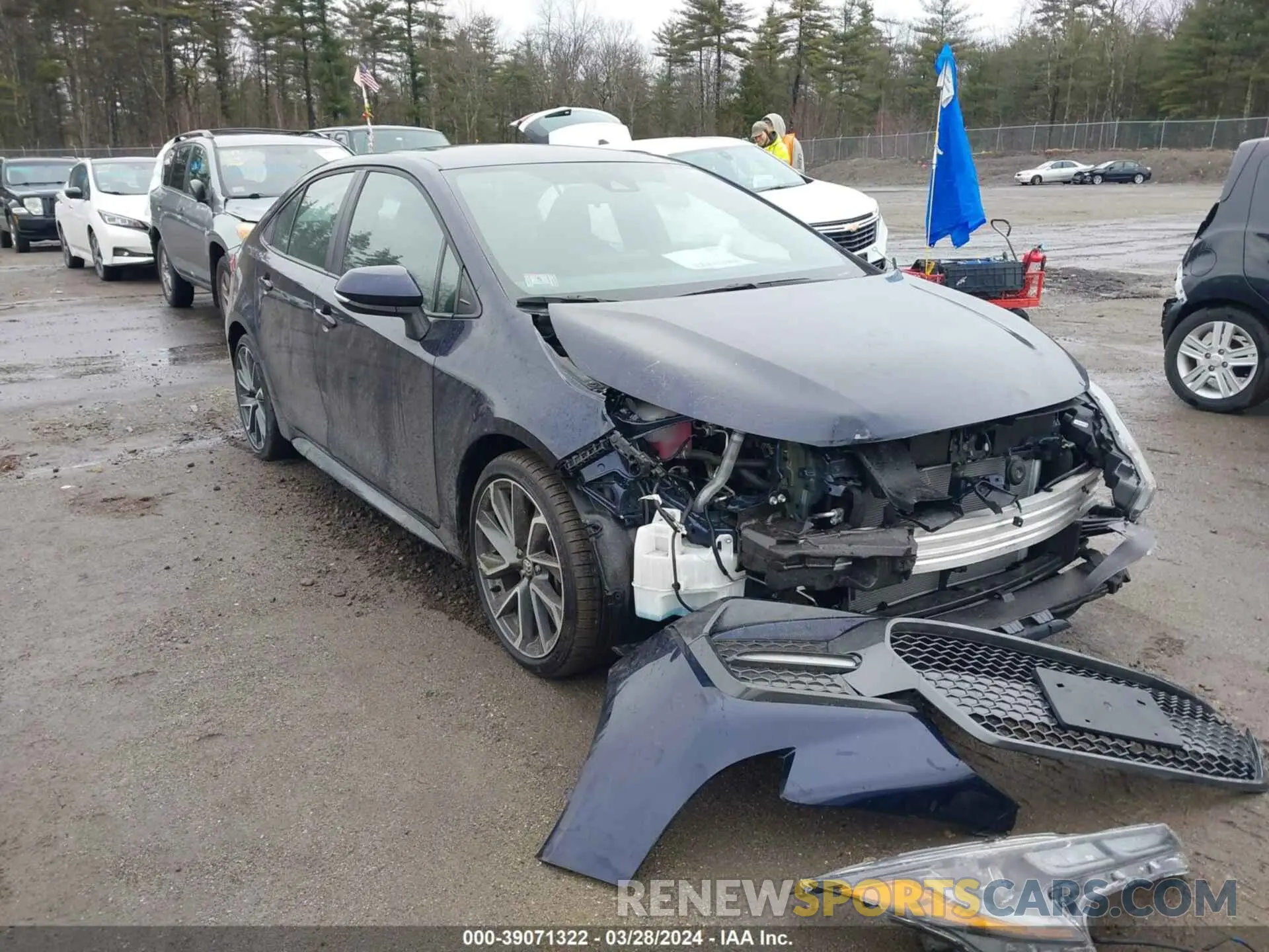 1 fotografías del automóvil dañado 5YFS4MCE7NP115431 TOYOTA COROLLA 2022