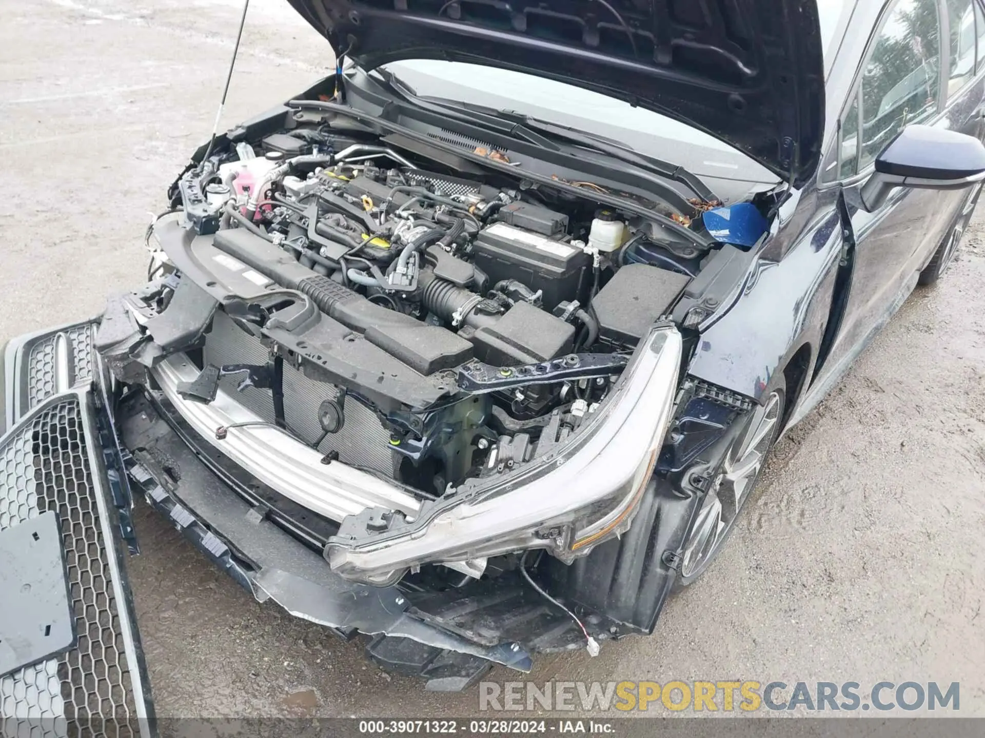 18 fotografías del automóvil dañado 5YFS4MCE7NP115431 TOYOTA COROLLA 2022