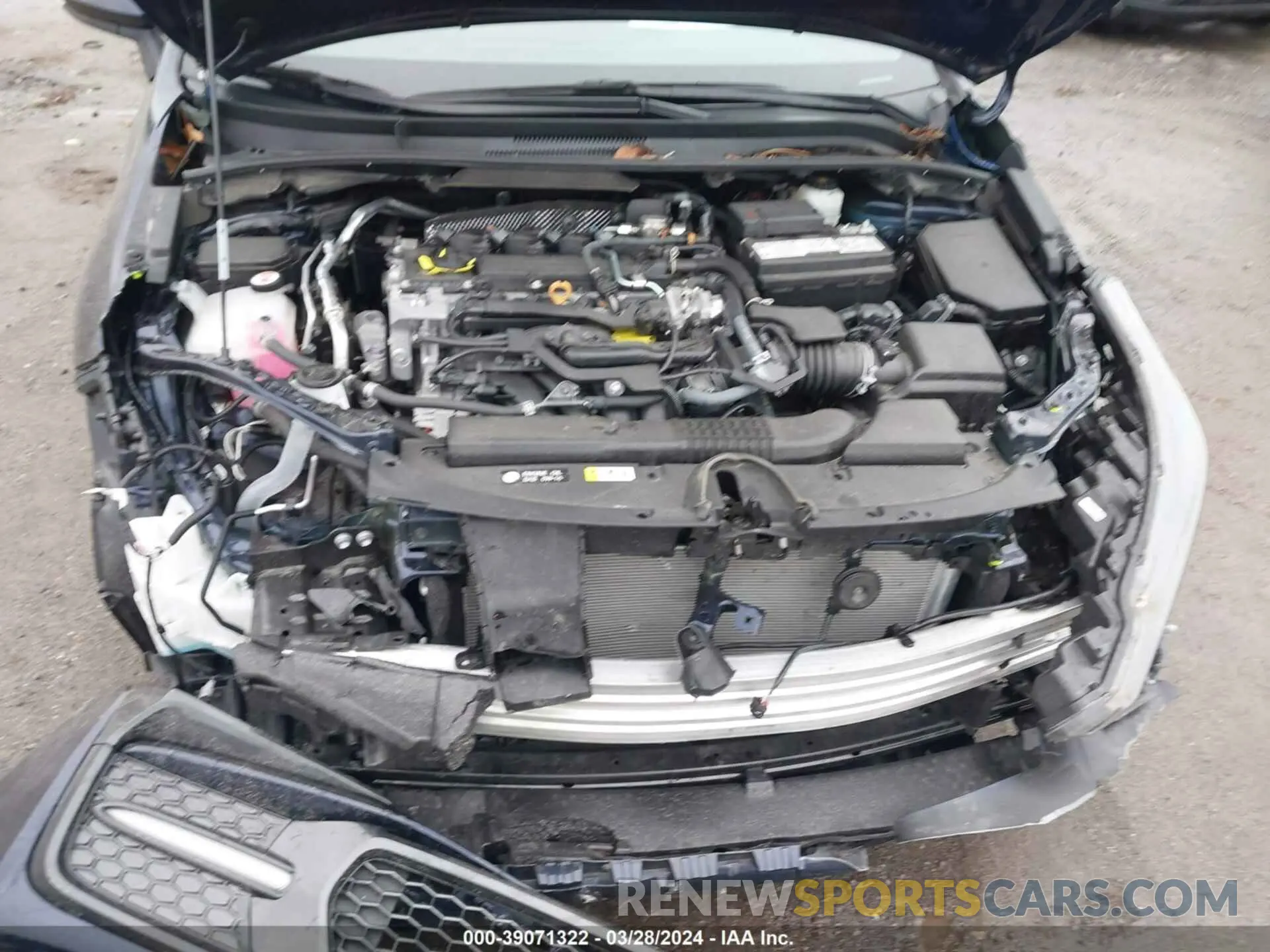 19 fotografías del automóvil dañado 5YFS4MCE7NP115431 TOYOTA COROLLA 2022