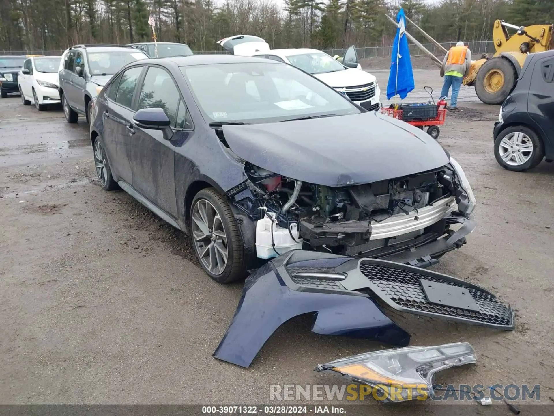 22 fotografías del automóvil dañado 5YFS4MCE7NP115431 TOYOTA COROLLA 2022