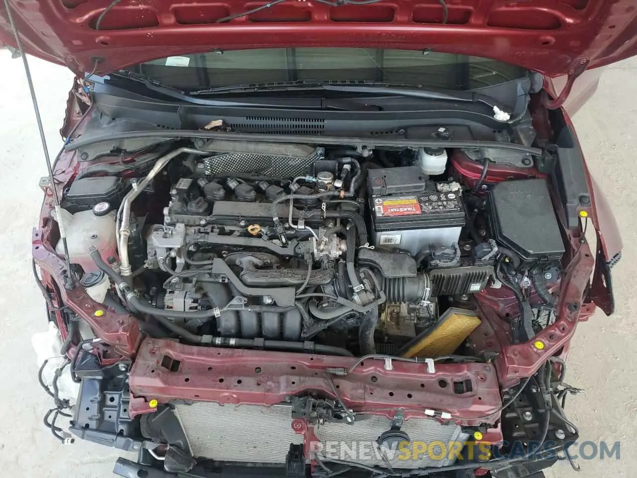11 fotografías del automóvil dañado 5YFS4MCE7NP127899 TOYOTA COROLLA 2022