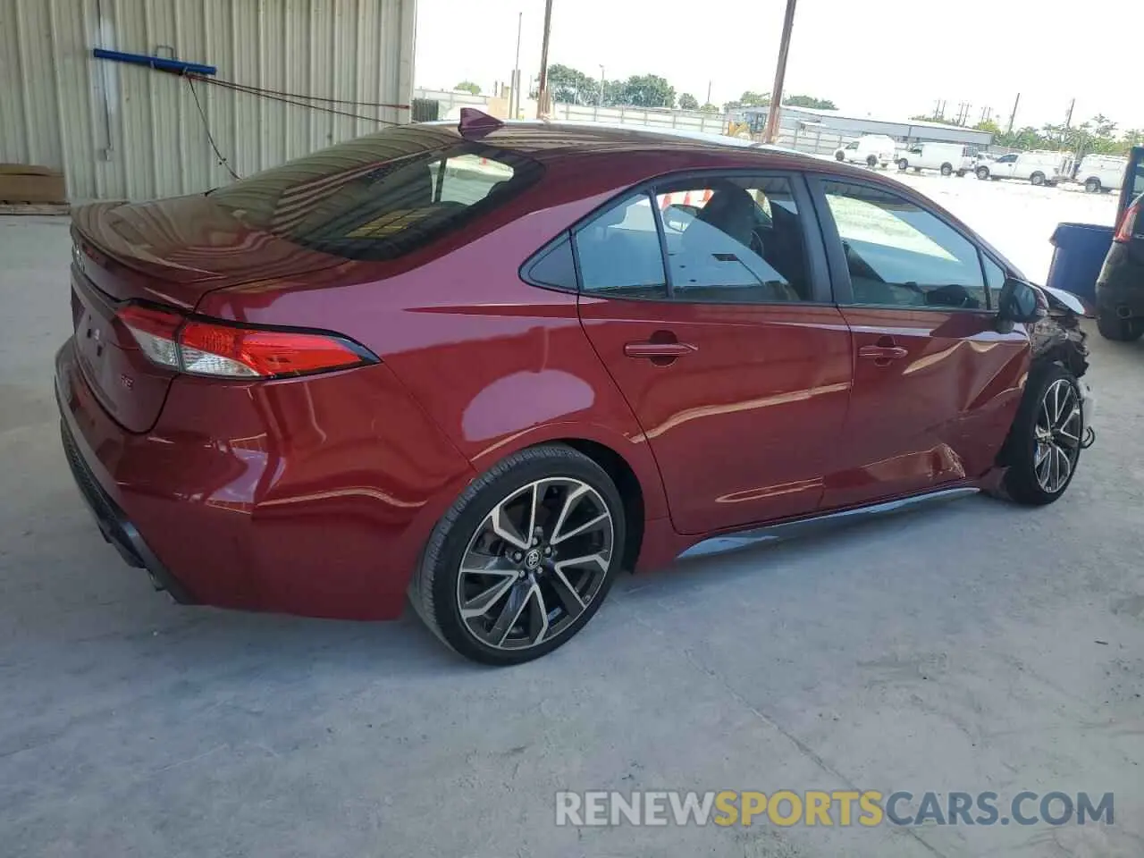 3 fotografías del automóvil dañado 5YFS4MCE7NP127899 TOYOTA COROLLA 2022