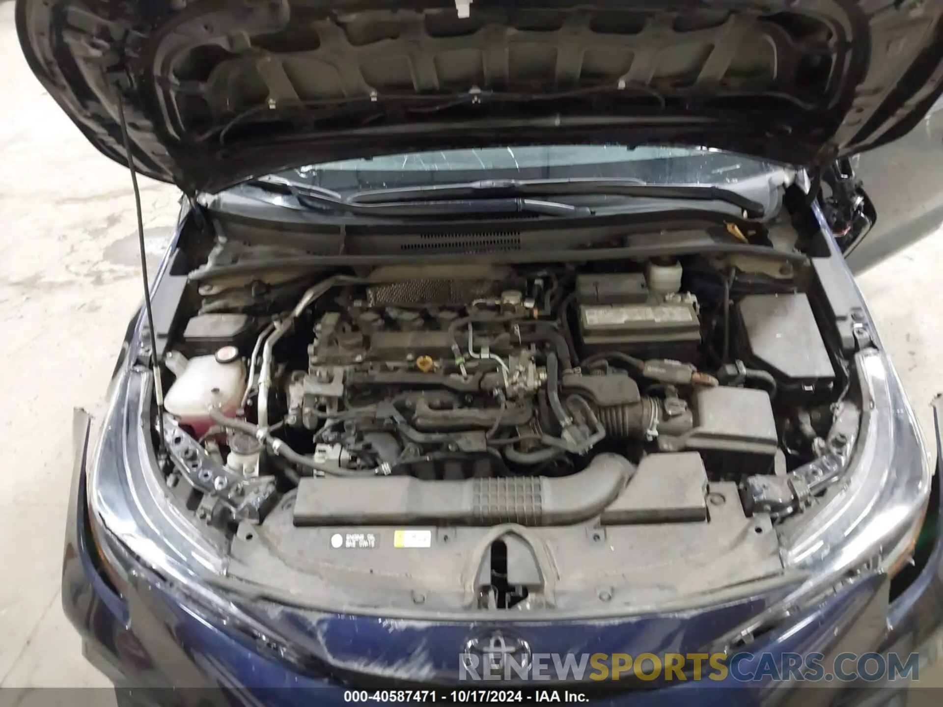 10 fotografías del automóvil dañado 5YFS4MCE7NP128437 TOYOTA COROLLA 2022