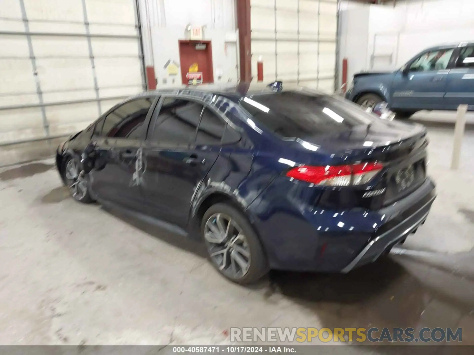 3 fotografías del automóvil dañado 5YFS4MCE7NP128437 TOYOTA COROLLA 2022