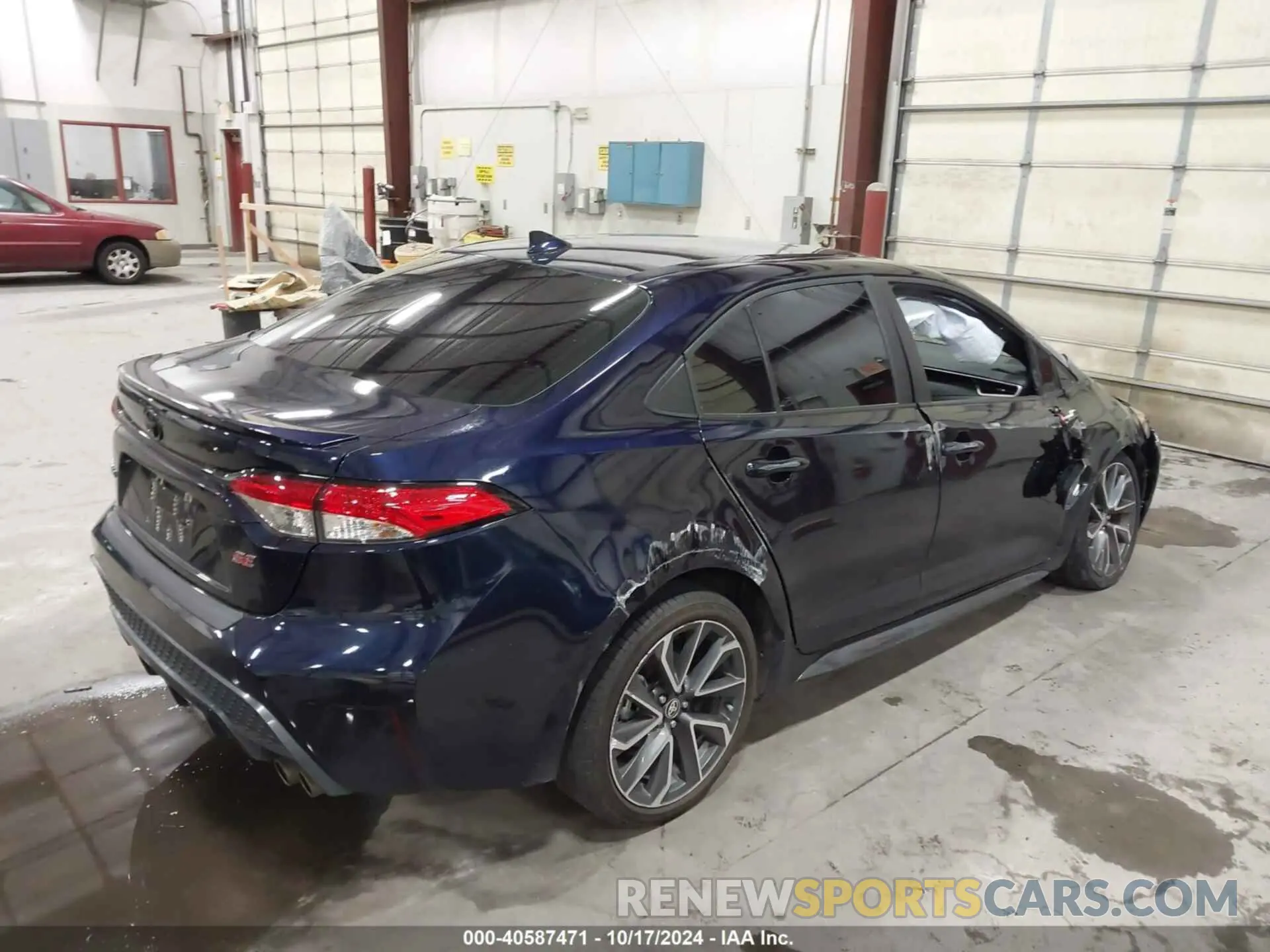 4 fotografías del automóvil dañado 5YFS4MCE7NP128437 TOYOTA COROLLA 2022
