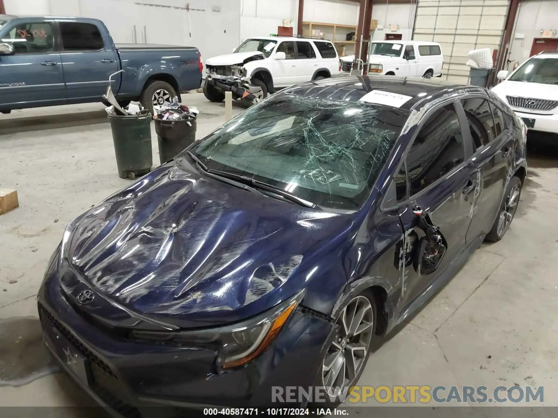 6 fotografías del automóvil dañado 5YFS4MCE7NP128437 TOYOTA COROLLA 2022