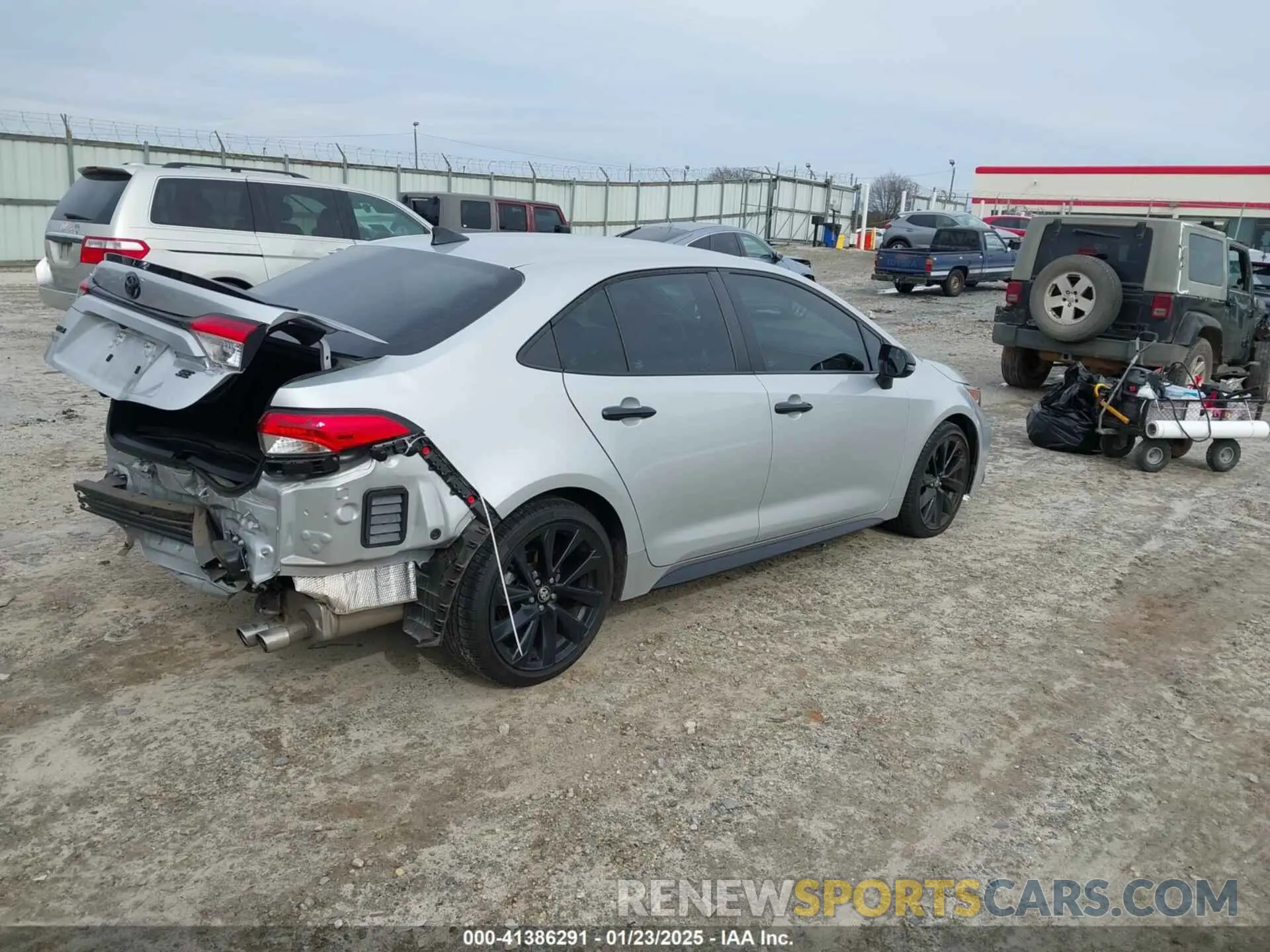 4 fotografías del automóvil dañado 5YFS4MCE8NP100498 TOYOTA COROLLA 2022