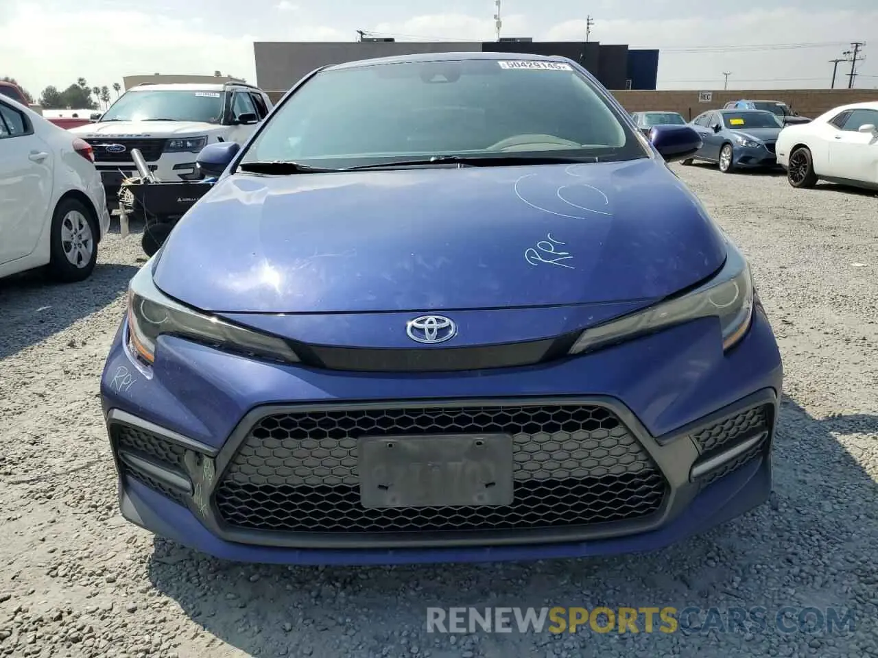 5 fotografías del automóvil dañado 5YFS4MCE8NP106186 TOYOTA COROLLA 2022