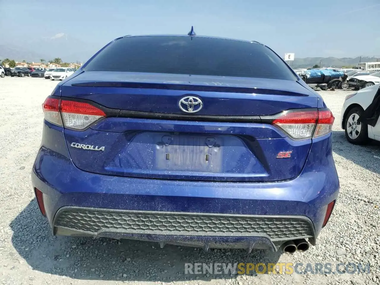 6 fotografías del automóvil dañado 5YFS4MCE8NP106186 TOYOTA COROLLA 2022