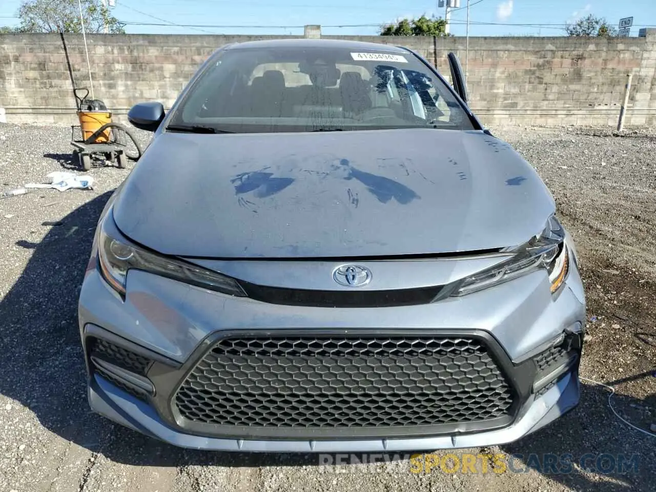 5 fotografías del automóvil dañado 5YFS4MCE8NP121707 TOYOTA COROLLA 2022
