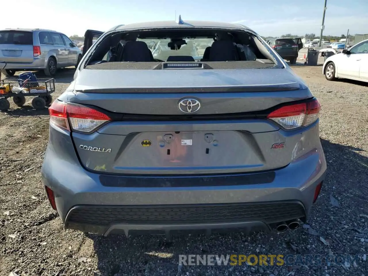 6 fotografías del automóvil dañado 5YFS4MCE8NP121707 TOYOTA COROLLA 2022