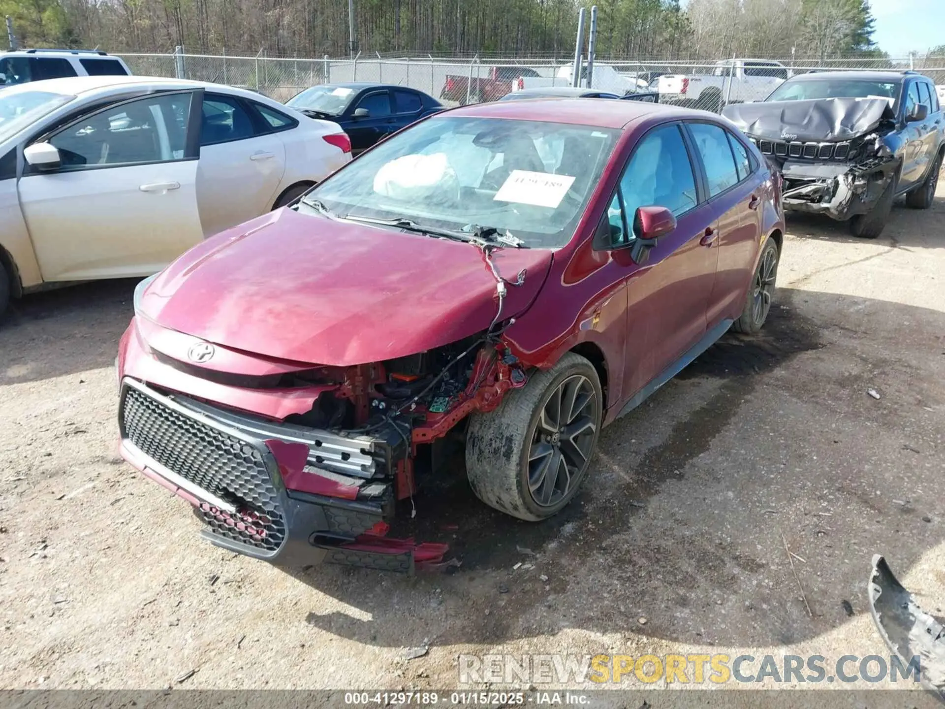 2 fotografías del automóvil dañado 5YFS4MCE9NP101028 TOYOTA COROLLA 2022