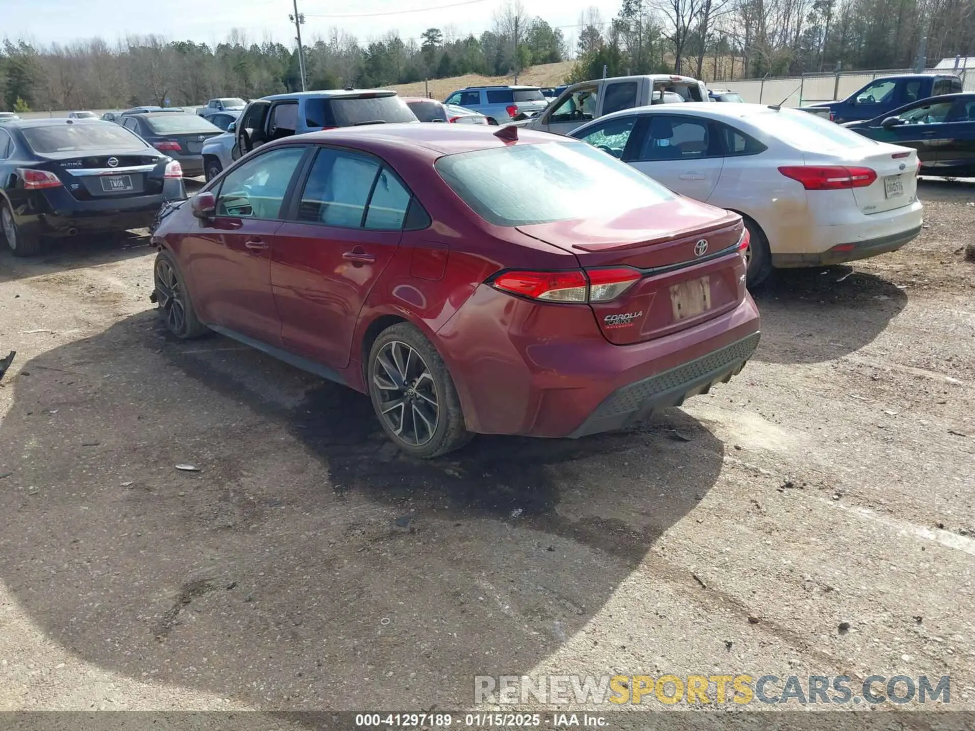 3 fotografías del automóvil dañado 5YFS4MCE9NP101028 TOYOTA COROLLA 2022