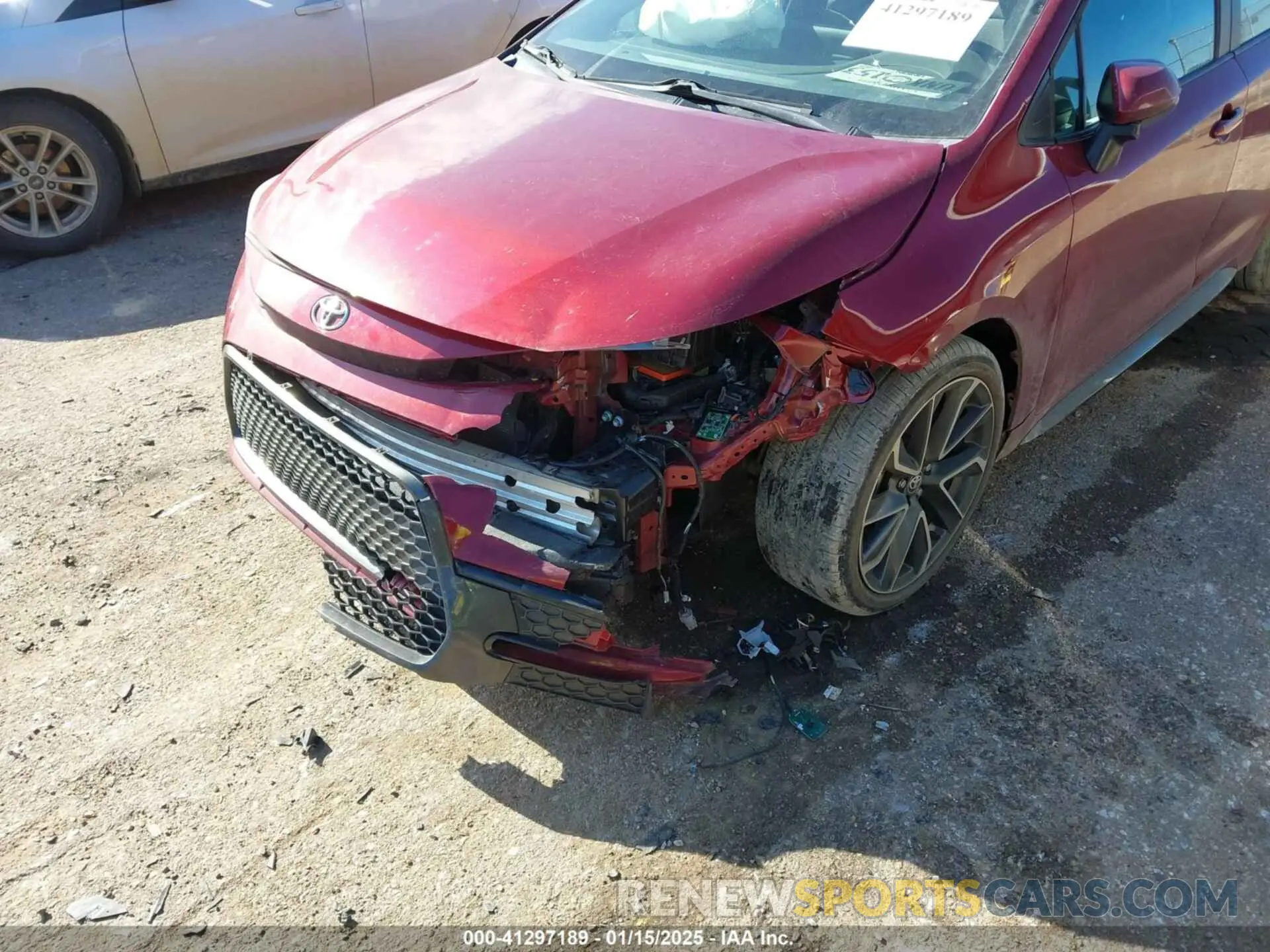 6 fotografías del automóvil dañado 5YFS4MCE9NP101028 TOYOTA COROLLA 2022