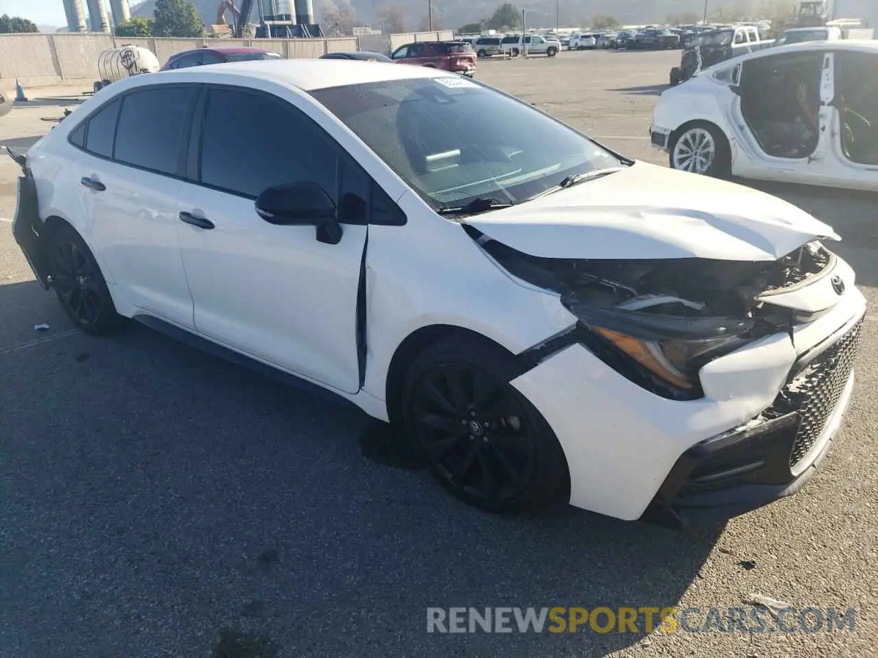 4 fotografías del automóvil dañado 5YFS4MCE9NP115933 TOYOTA COROLLA 2022