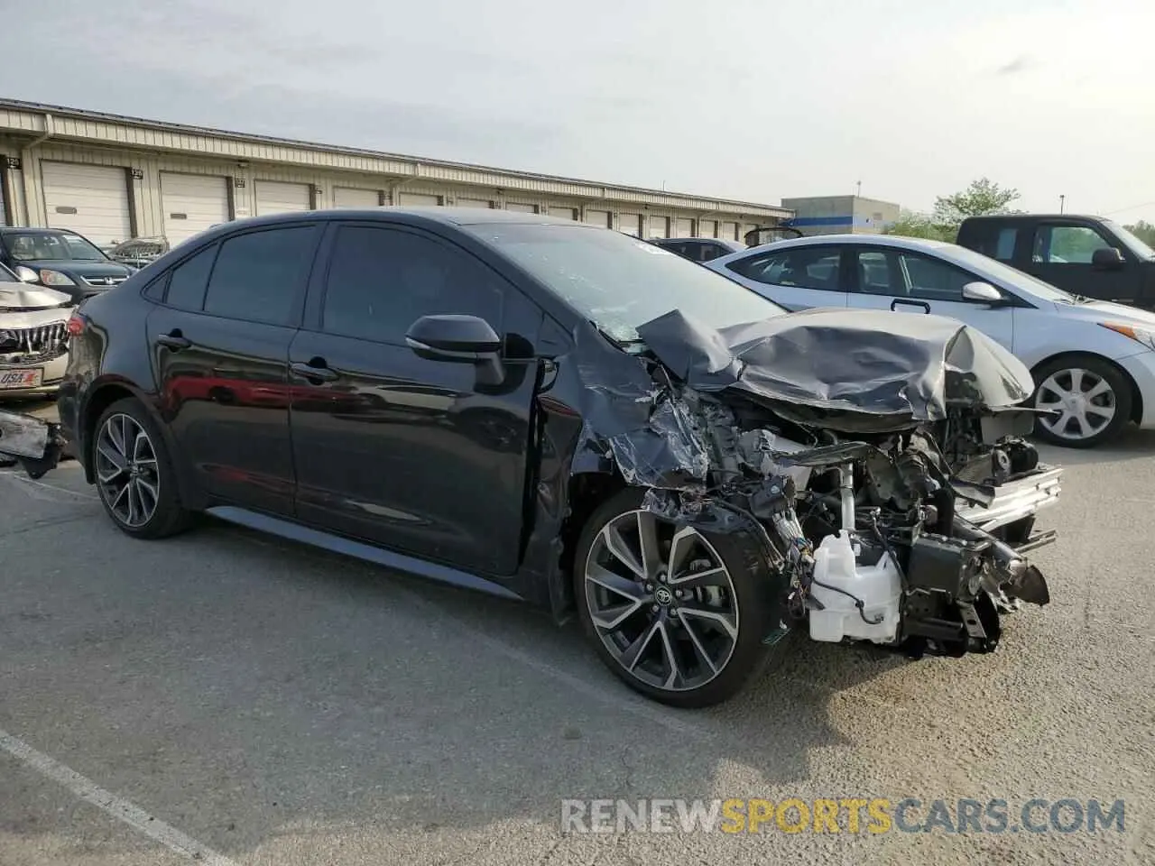 4 fotografías del automóvil dañado 5YFS4MCE9NP122347 TOYOTA COROLLA 2022