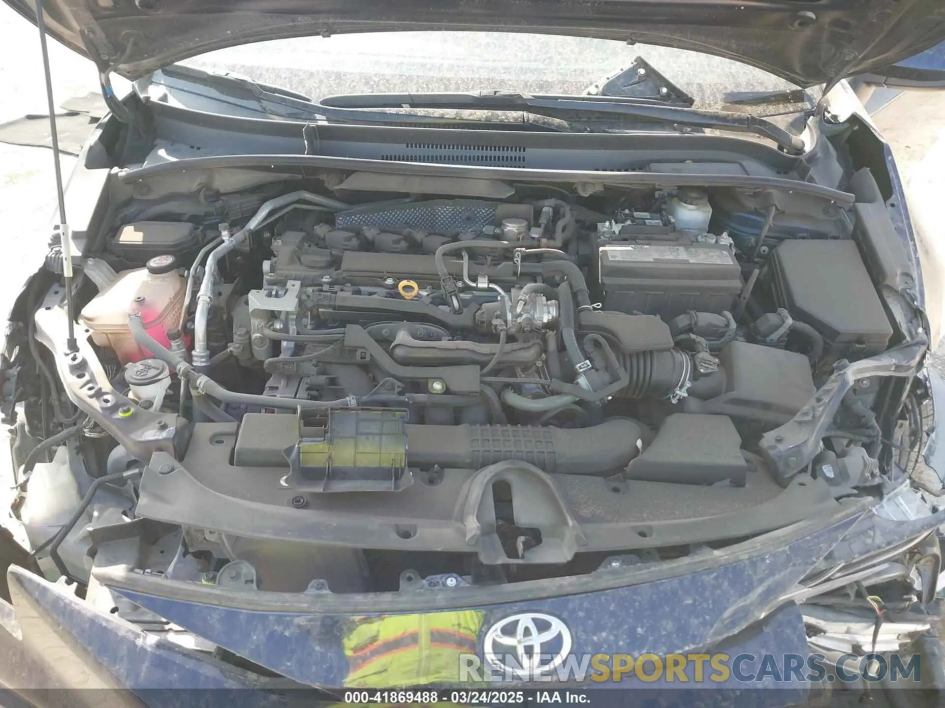 10 fotografías del automóvil dañado 5YFS4MCE9NP131646 TOYOTA COROLLA 2022