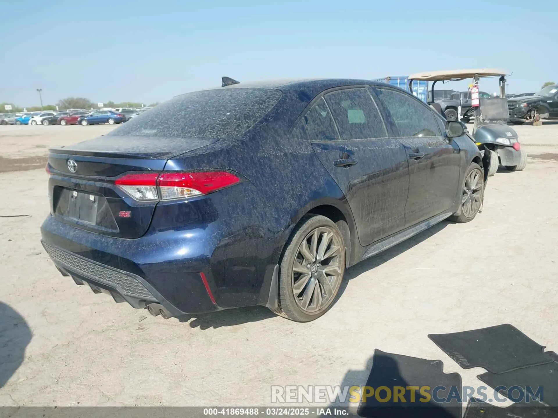 4 fotografías del automóvil dañado 5YFS4MCE9NP131646 TOYOTA COROLLA 2022