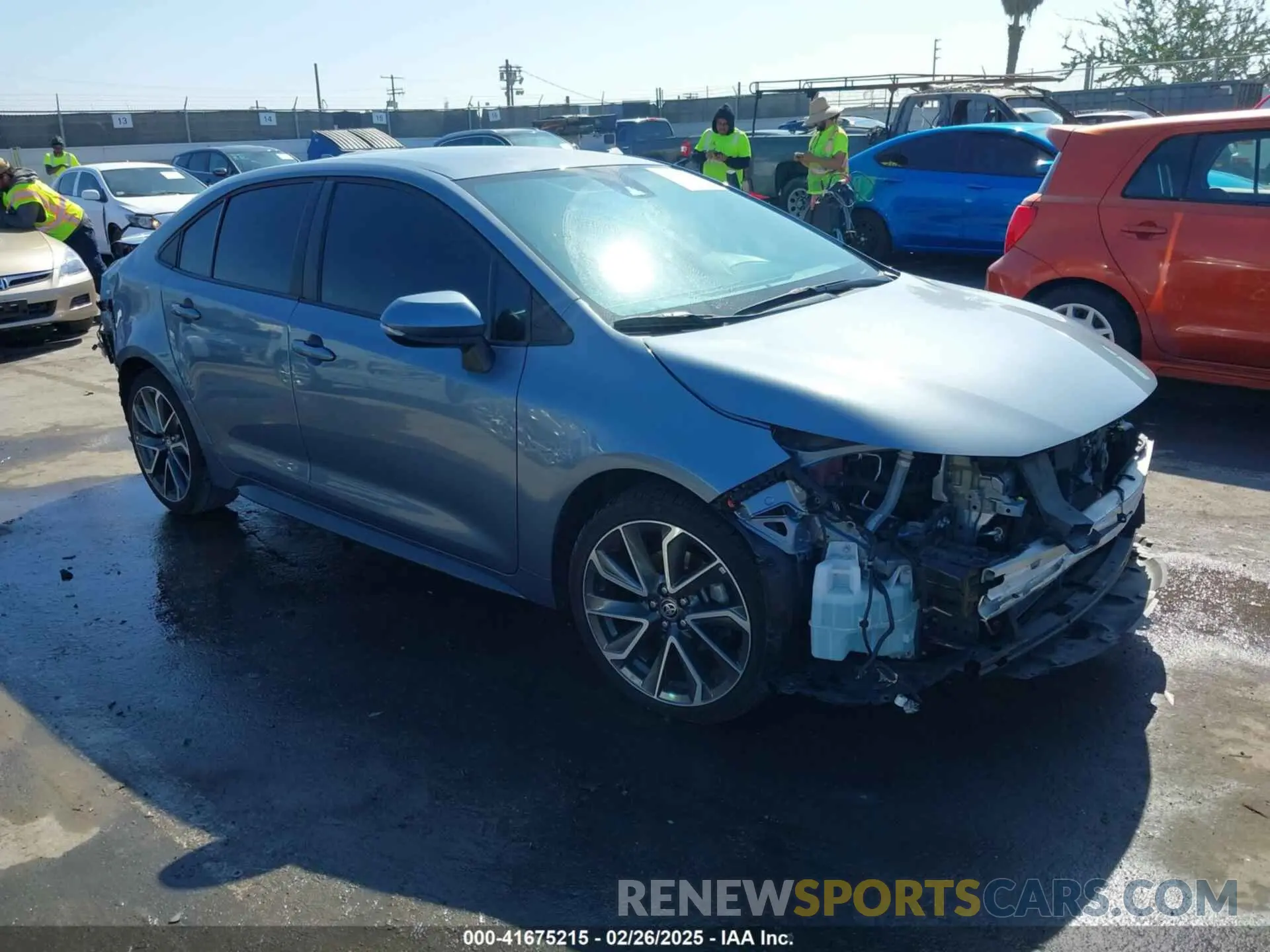 1 fotografías del automóvil dañado 5YFS4MCEXNP111602 TOYOTA COROLLA 2022