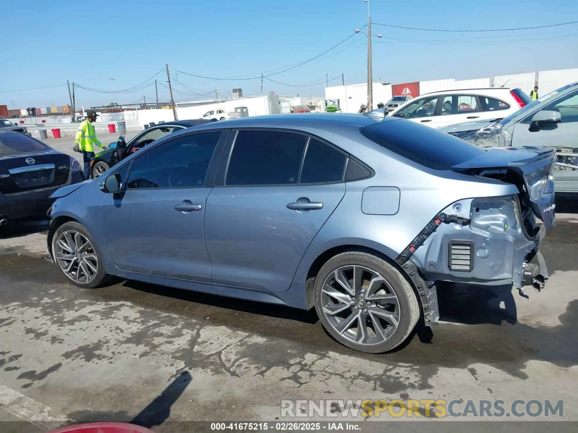 15 fotografías del automóvil dañado 5YFS4MCEXNP111602 TOYOTA COROLLA 2022