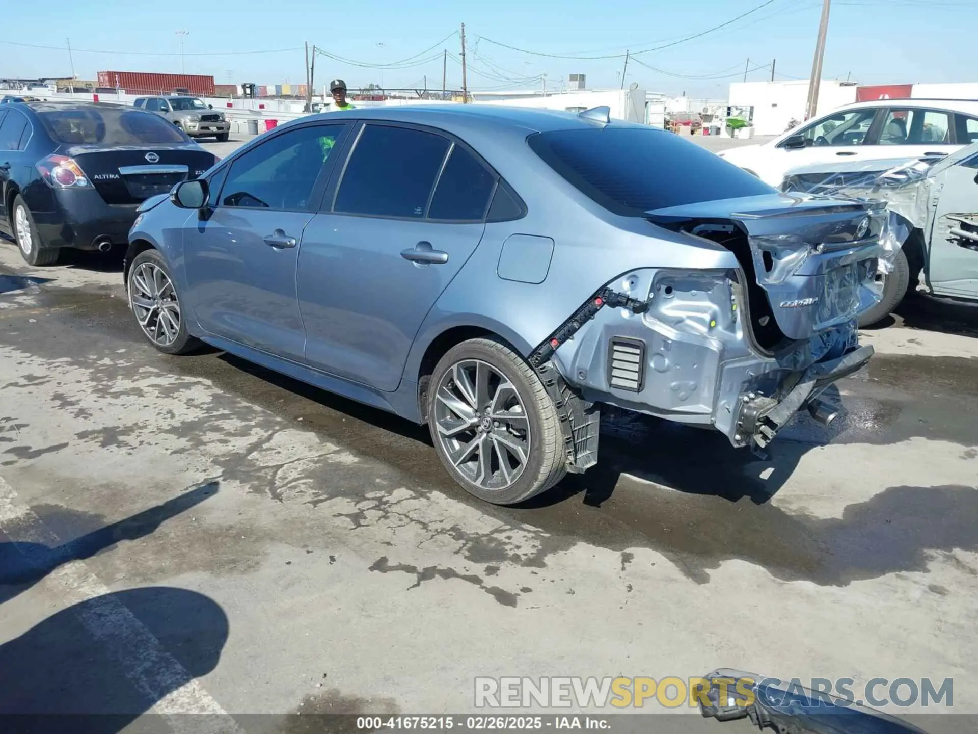 3 fotografías del automóvil dañado 5YFS4MCEXNP111602 TOYOTA COROLLA 2022