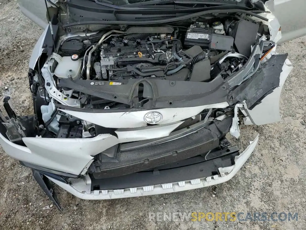11 fotografías del automóvil dañado 5YFS4MCEXNP116315 TOYOTA COROLLA 2022