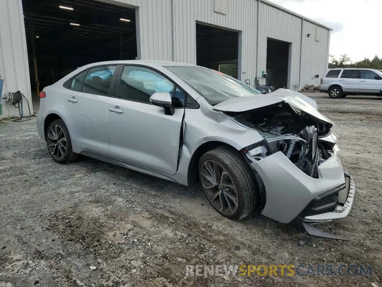 4 fotografías del automóvil dañado 5YFS4MCEXNP116315 TOYOTA COROLLA 2022