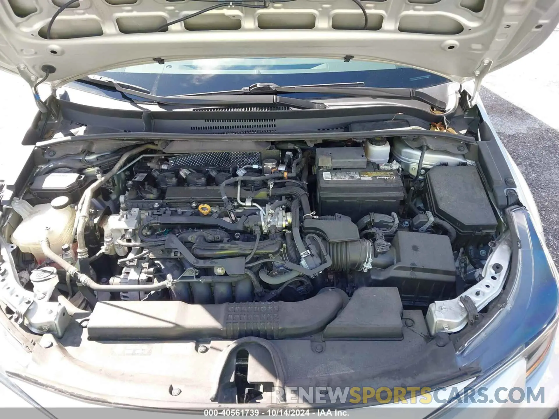10 fotografías del automóvil dañado 5YFS4MCEXNP117660 TOYOTA COROLLA 2022