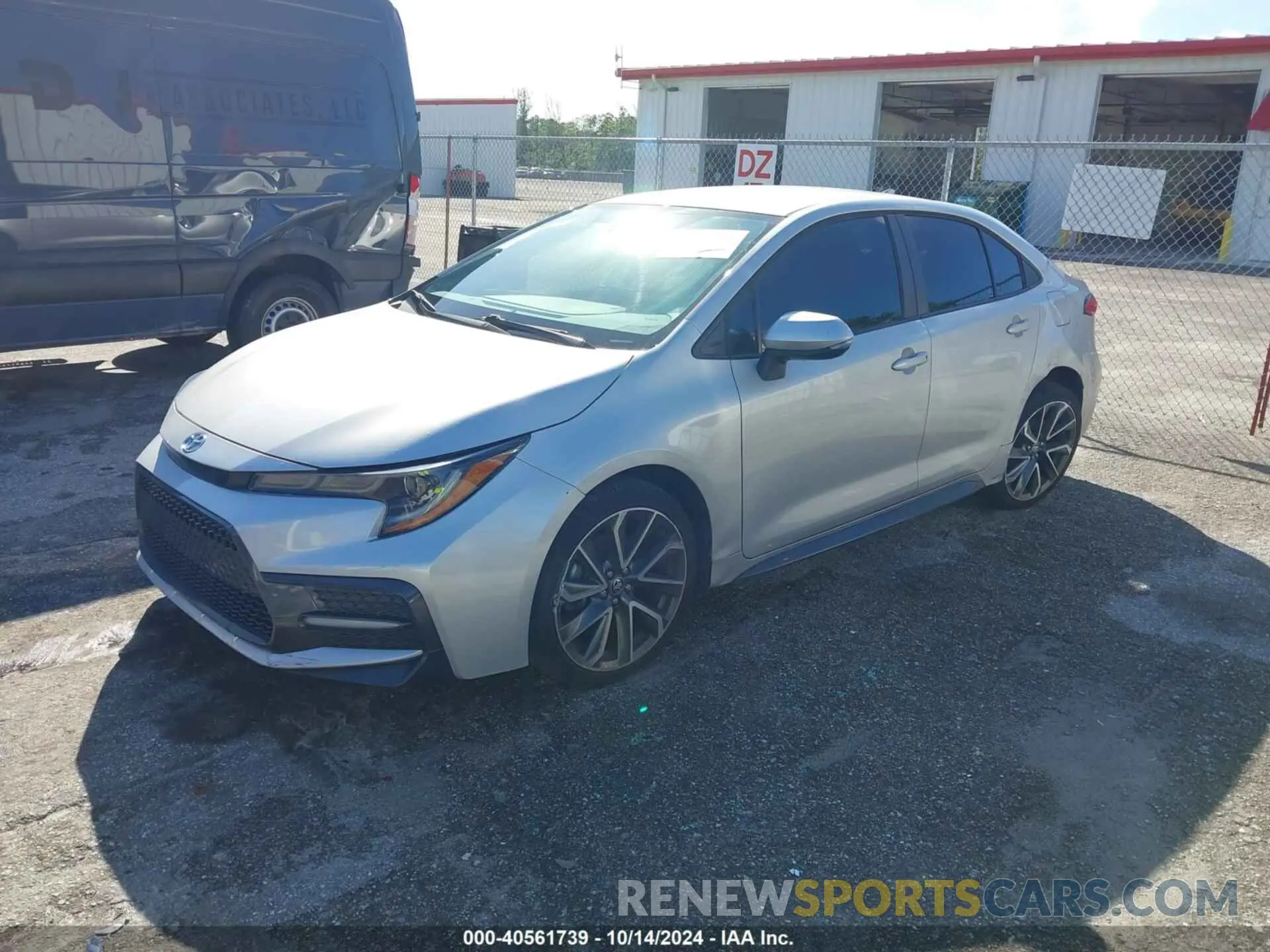 2 fotografías del automóvil dañado 5YFS4MCEXNP117660 TOYOTA COROLLA 2022