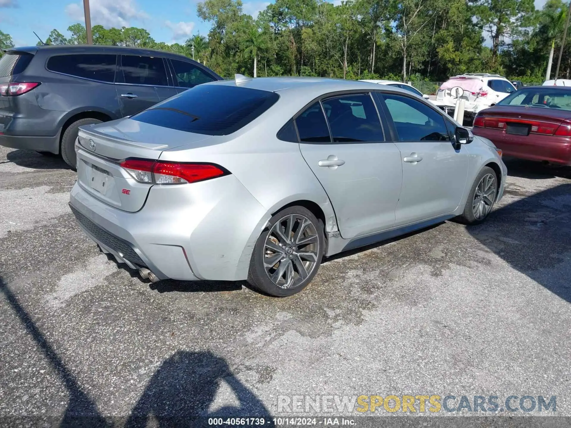 4 fotografías del automóvil dañado 5YFS4MCEXNP117660 TOYOTA COROLLA 2022