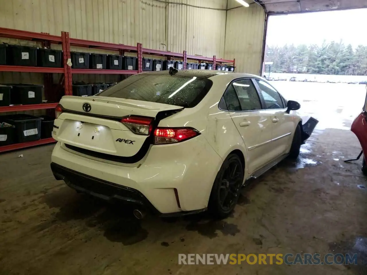 4 fotografías del automóvil dañado 5YFS4MCEXNP125547 TOYOTA COROLLA 2022