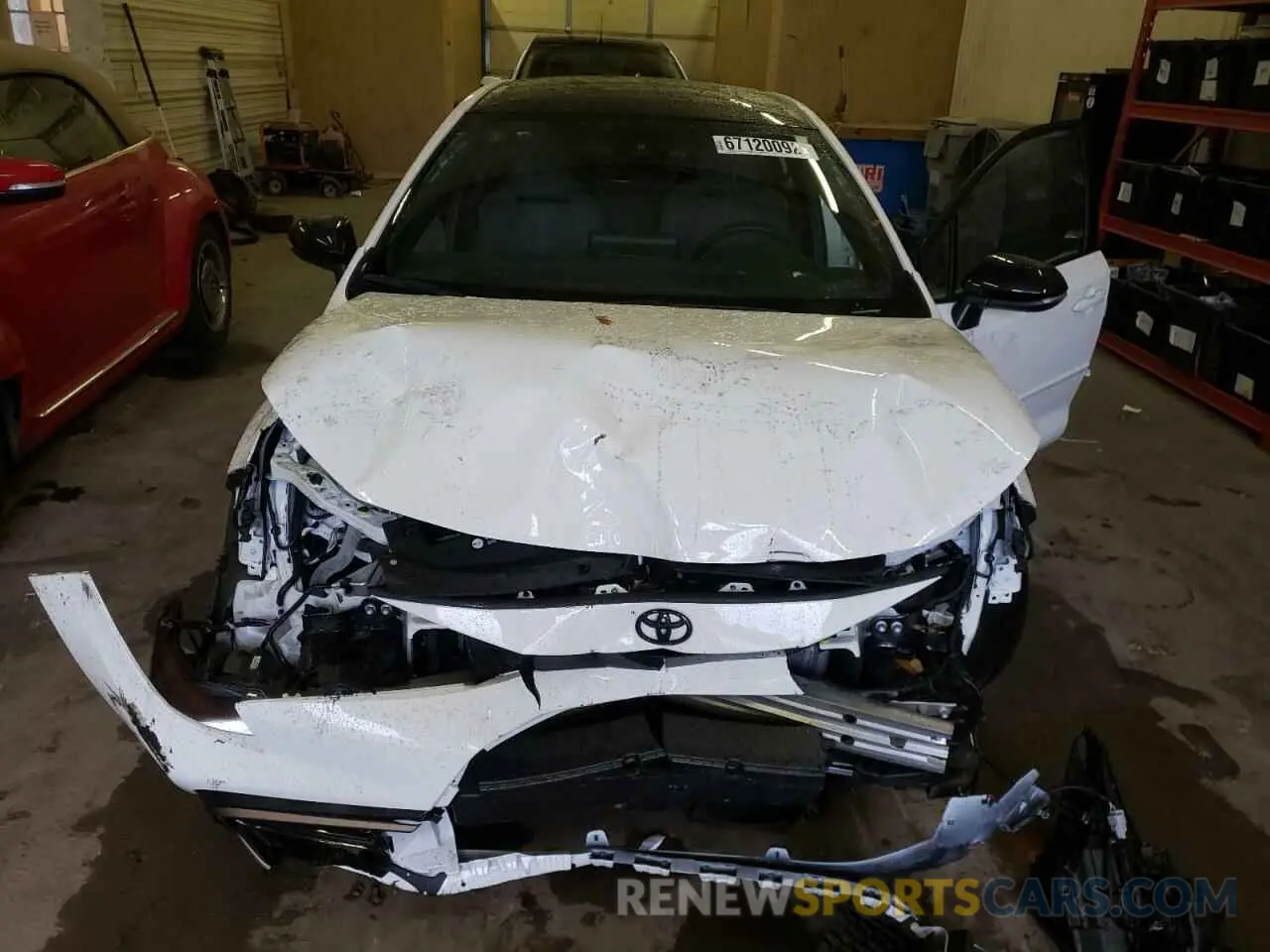 7 fotografías del automóvil dañado 5YFS4MCEXNP125547 TOYOTA COROLLA 2022