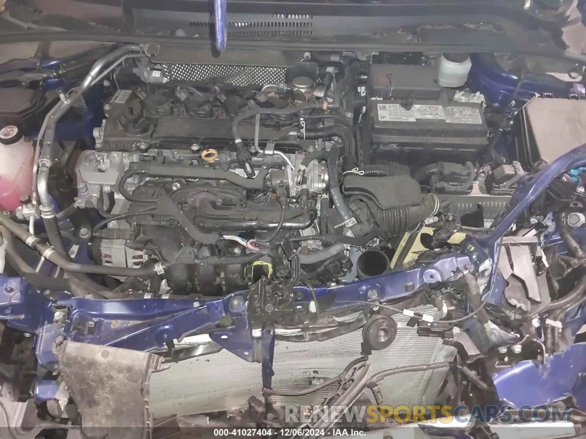 10 fotografías del automóvil dañado 5YFS4MCEXNP127850 TOYOTA COROLLA 2022