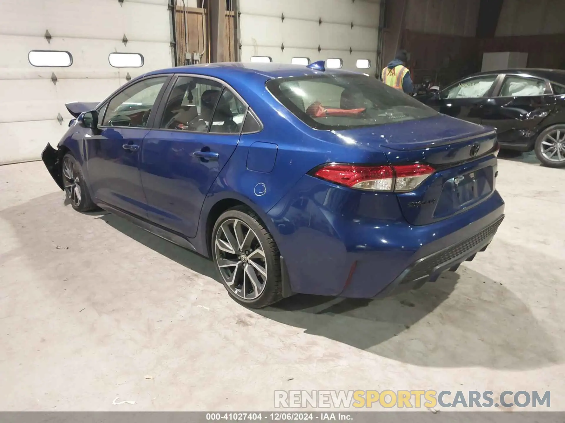 3 fotografías del automóvil dañado 5YFS4MCEXNP127850 TOYOTA COROLLA 2022