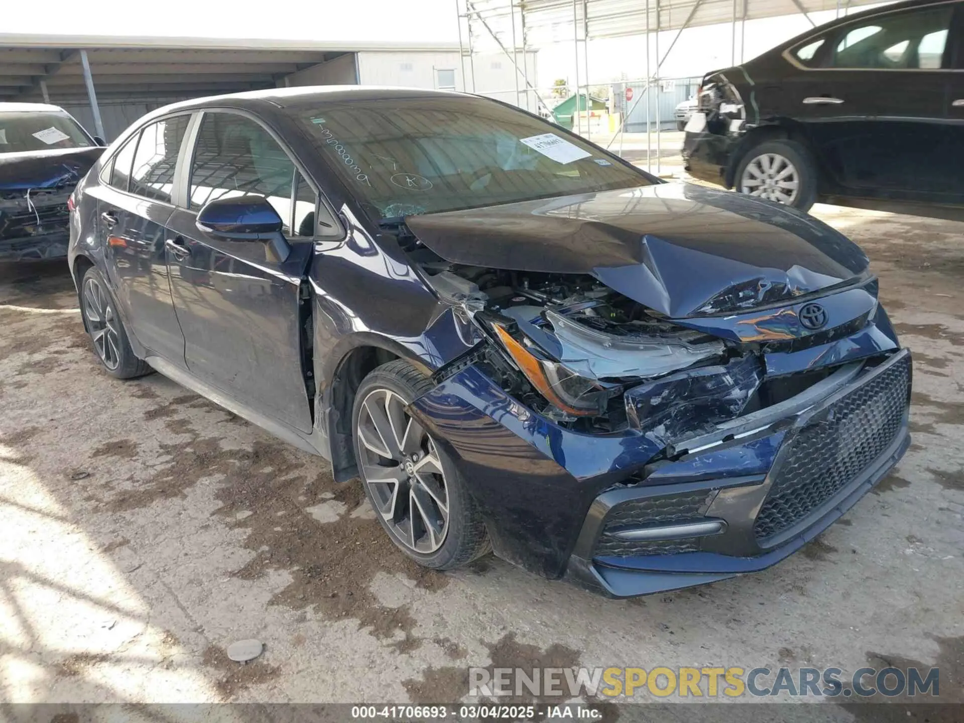 1 fotografías del automóvil dañado 5YFS4MCEXNP130506 TOYOTA COROLLA 2022