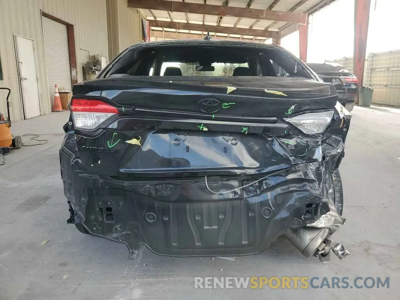 6 fotografías del automóvil dañado 5YFS4MCEXNP134734 TOYOTA COROLLA 2022