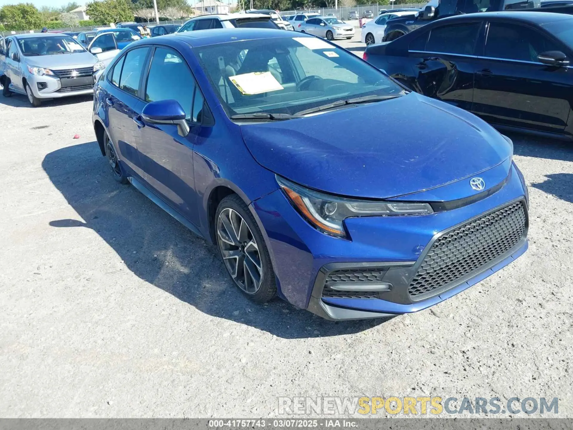 1 fotografías del automóvil dañado 5YFT4MCE0NP112374 TOYOTA COROLLA 2022