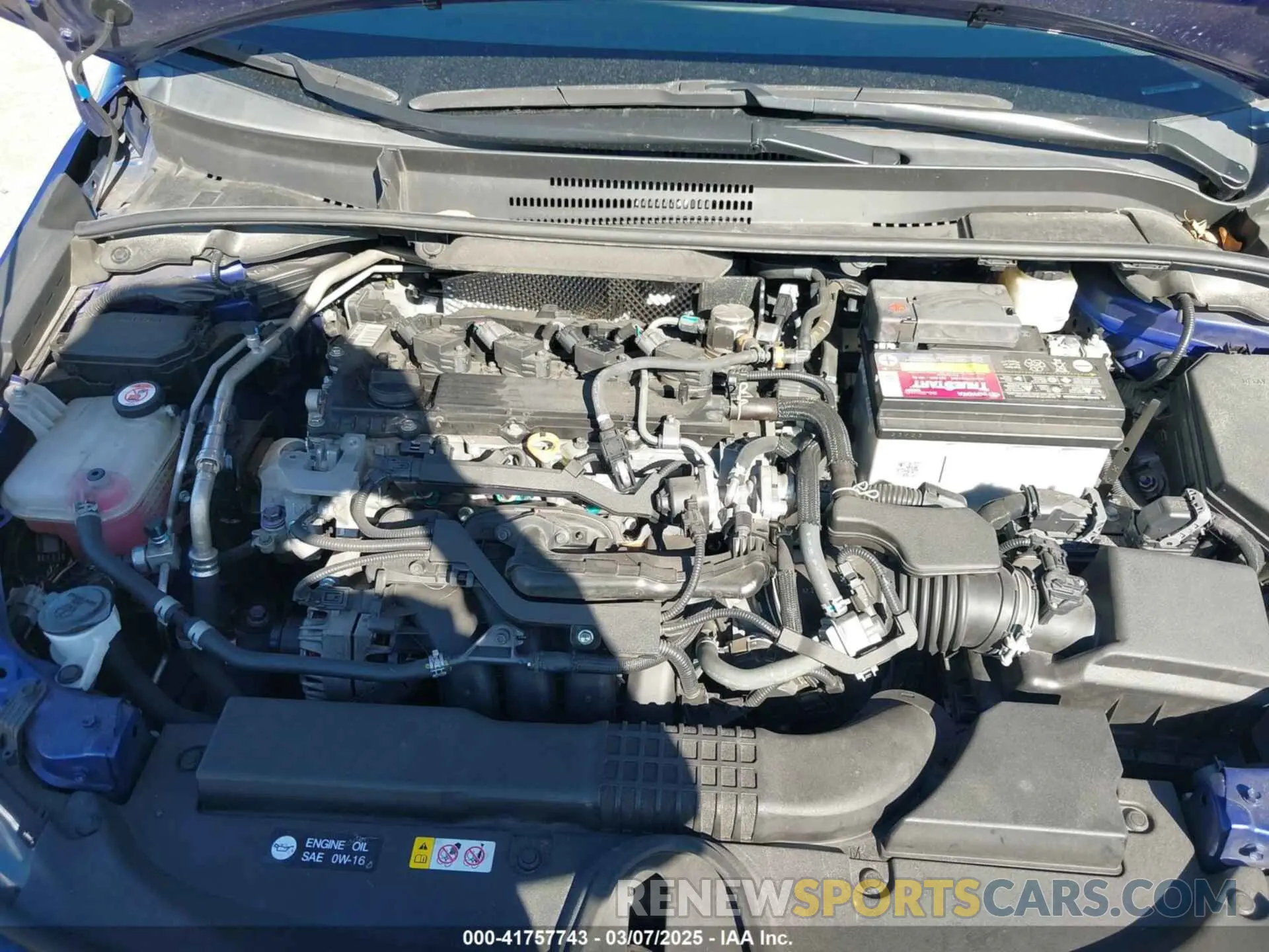 10 fotografías del automóvil dañado 5YFT4MCE0NP112374 TOYOTA COROLLA 2022