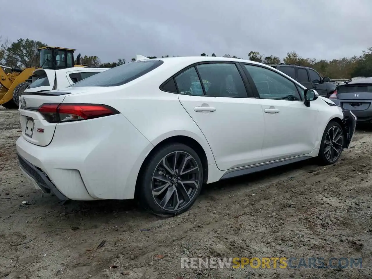 3 fotografías del automóvil dañado 5YFT4MCE0NP132284 TOYOTA COROLLA 2022