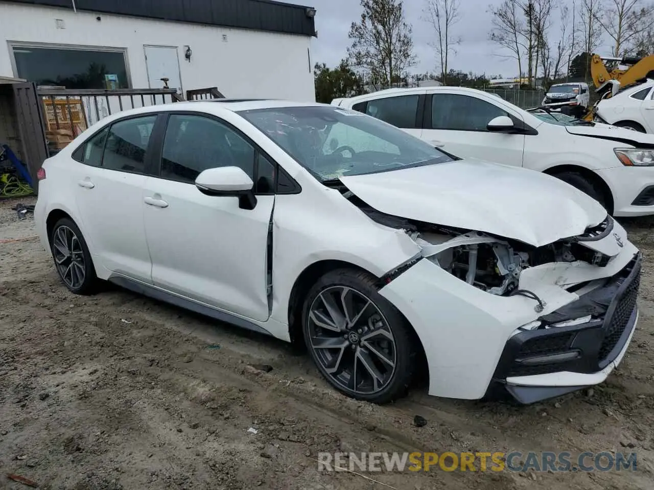 4 fotografías del automóvil dañado 5YFT4MCE0NP132284 TOYOTA COROLLA 2022