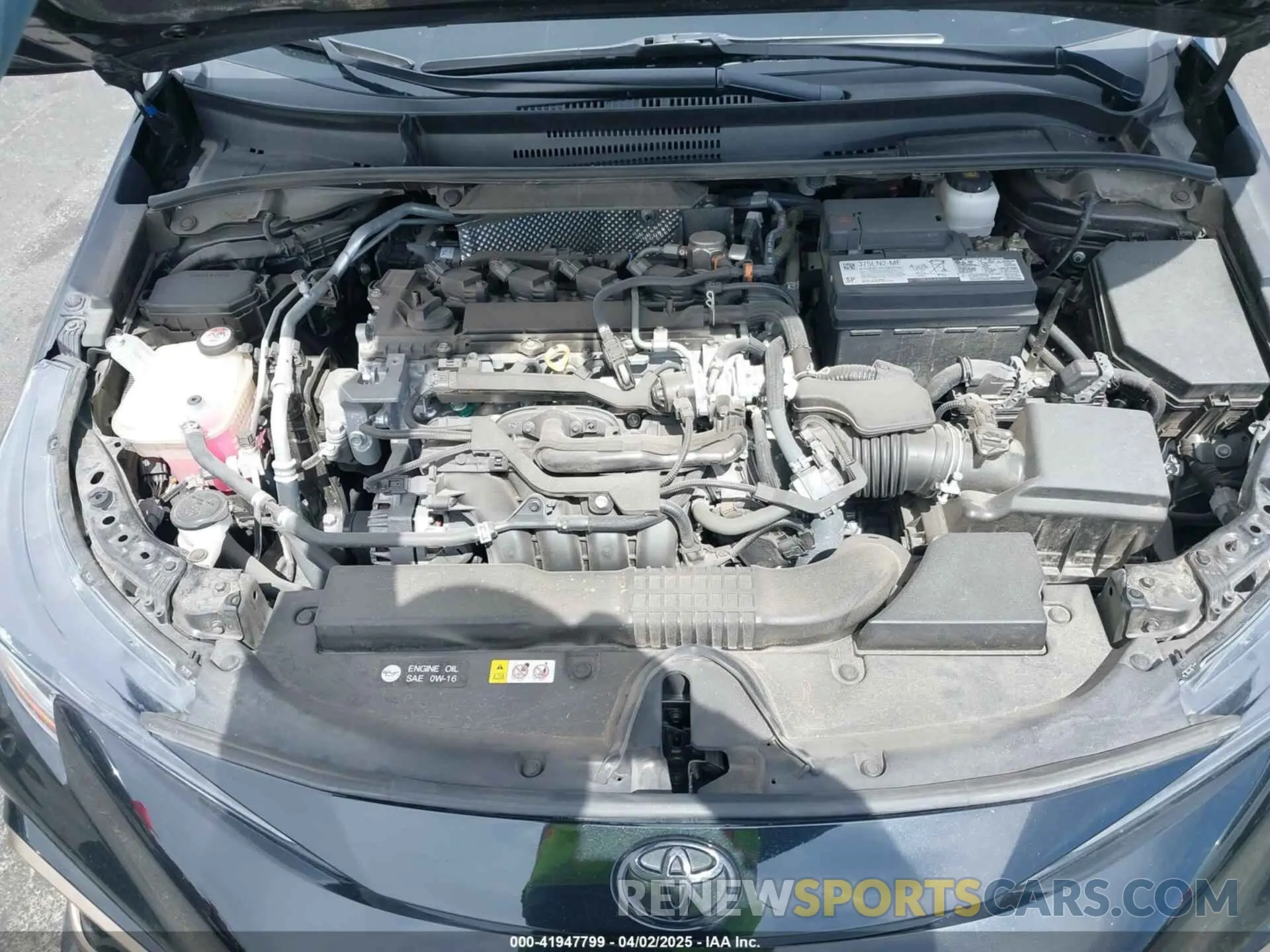 10 fotografías del automóvil dañado 5YFT4MCE1NP127854 TOYOTA COROLLA 2022