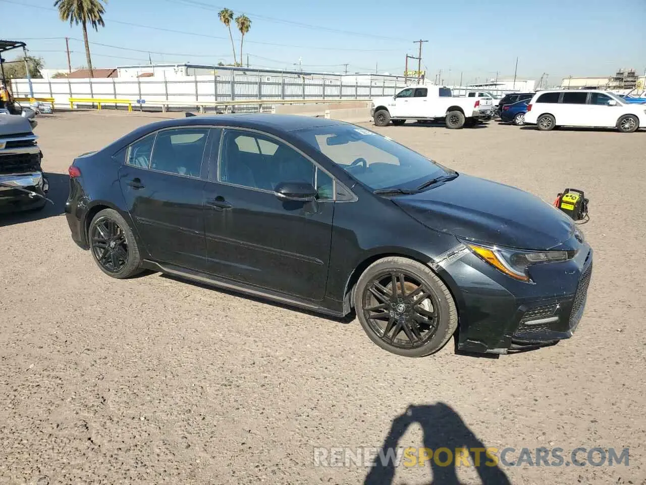 4 fotografías del automóvil dañado 5YFT4MCE3NP134286 TOYOTA COROLLA 2022