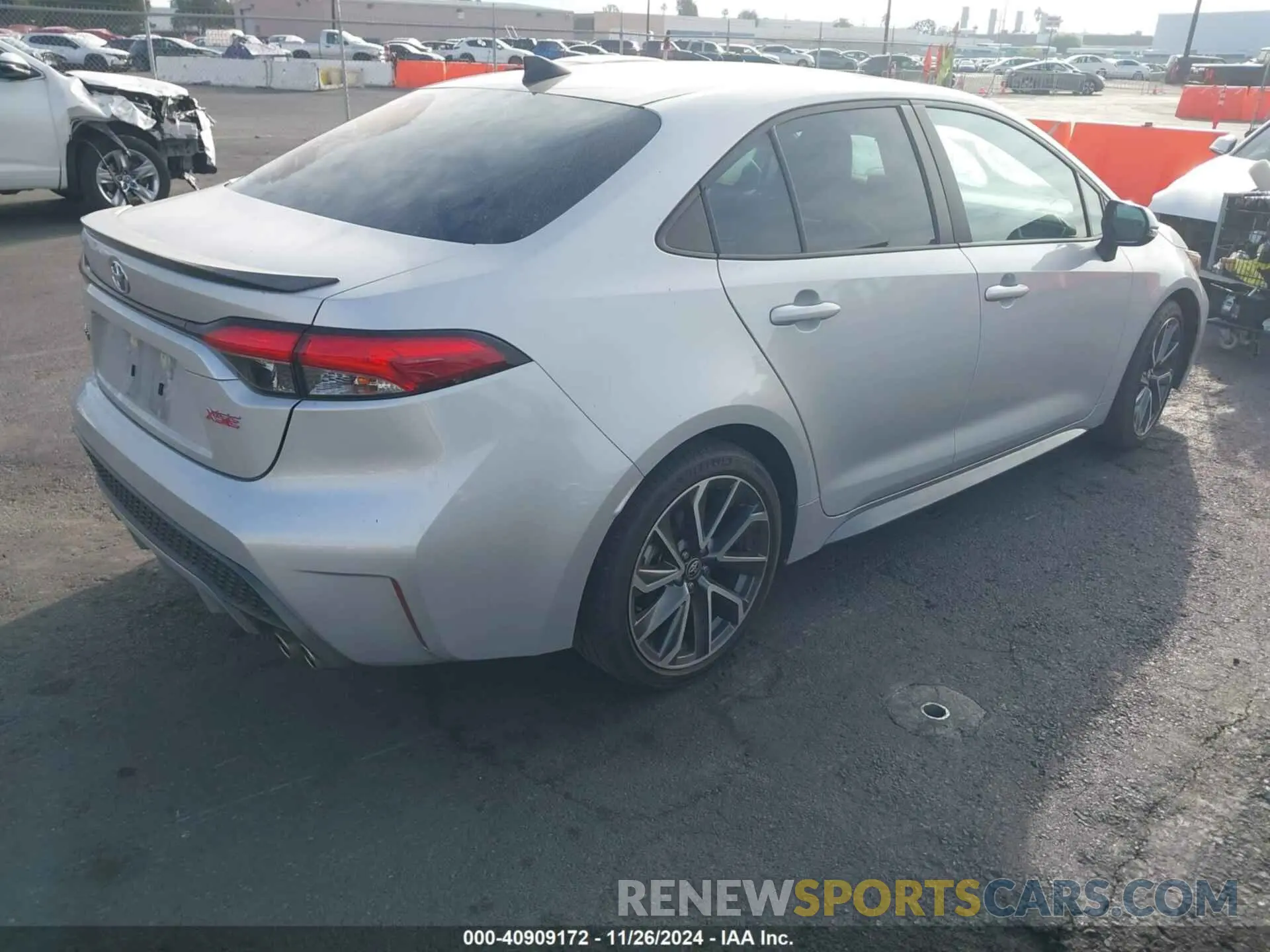 4 fotografías del automóvil dañado 5YFT4MCE5NP112631 TOYOTA COROLLA 2022
