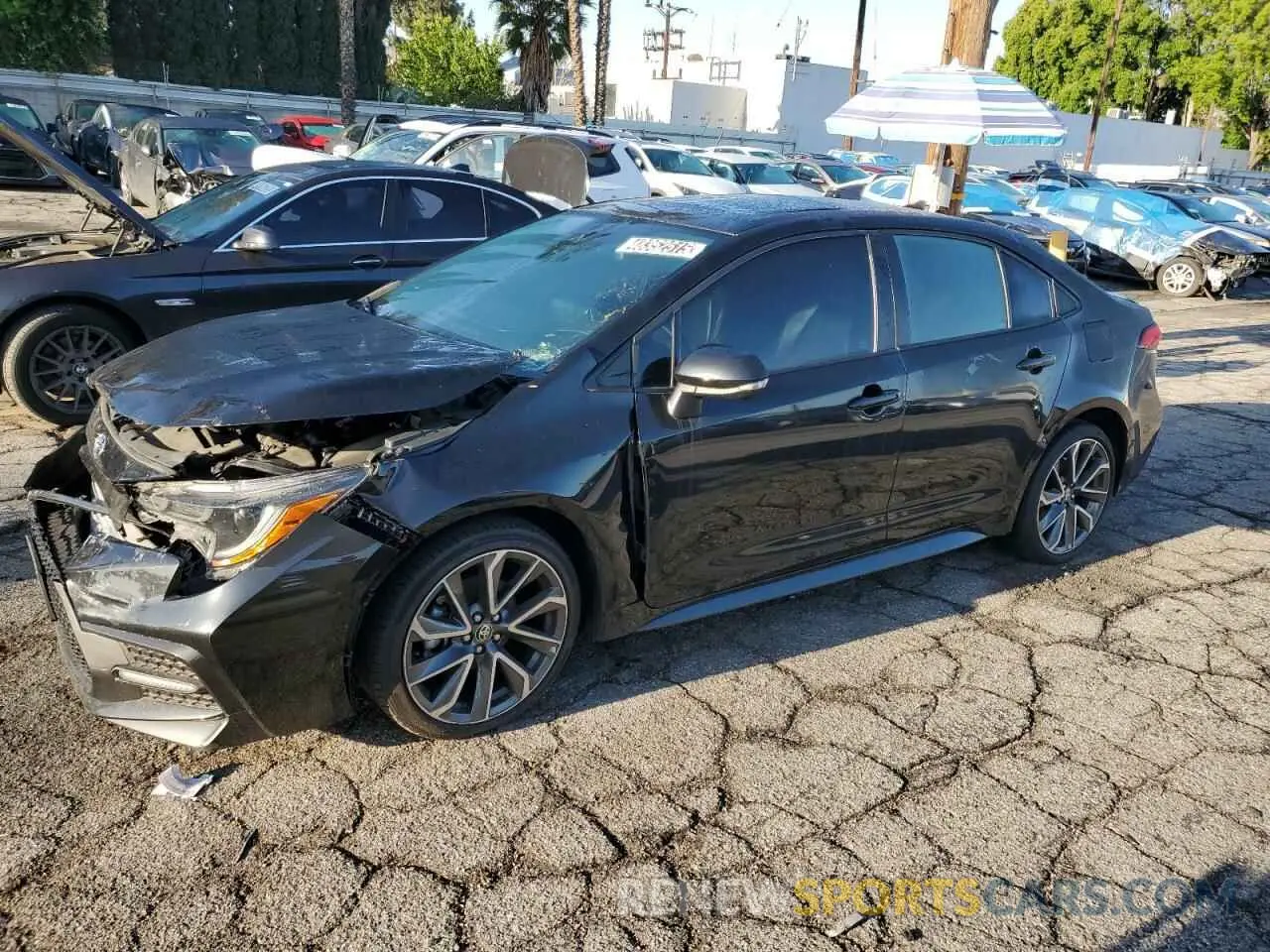 1 fotografías del automóvil dañado 5YFT4MCE5NP128781 TOYOTA COROLLA 2022