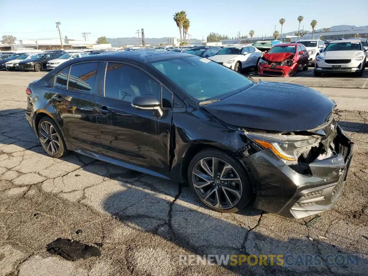 4 fotografías del automóvil dañado 5YFT4MCE5NP128781 TOYOTA COROLLA 2022