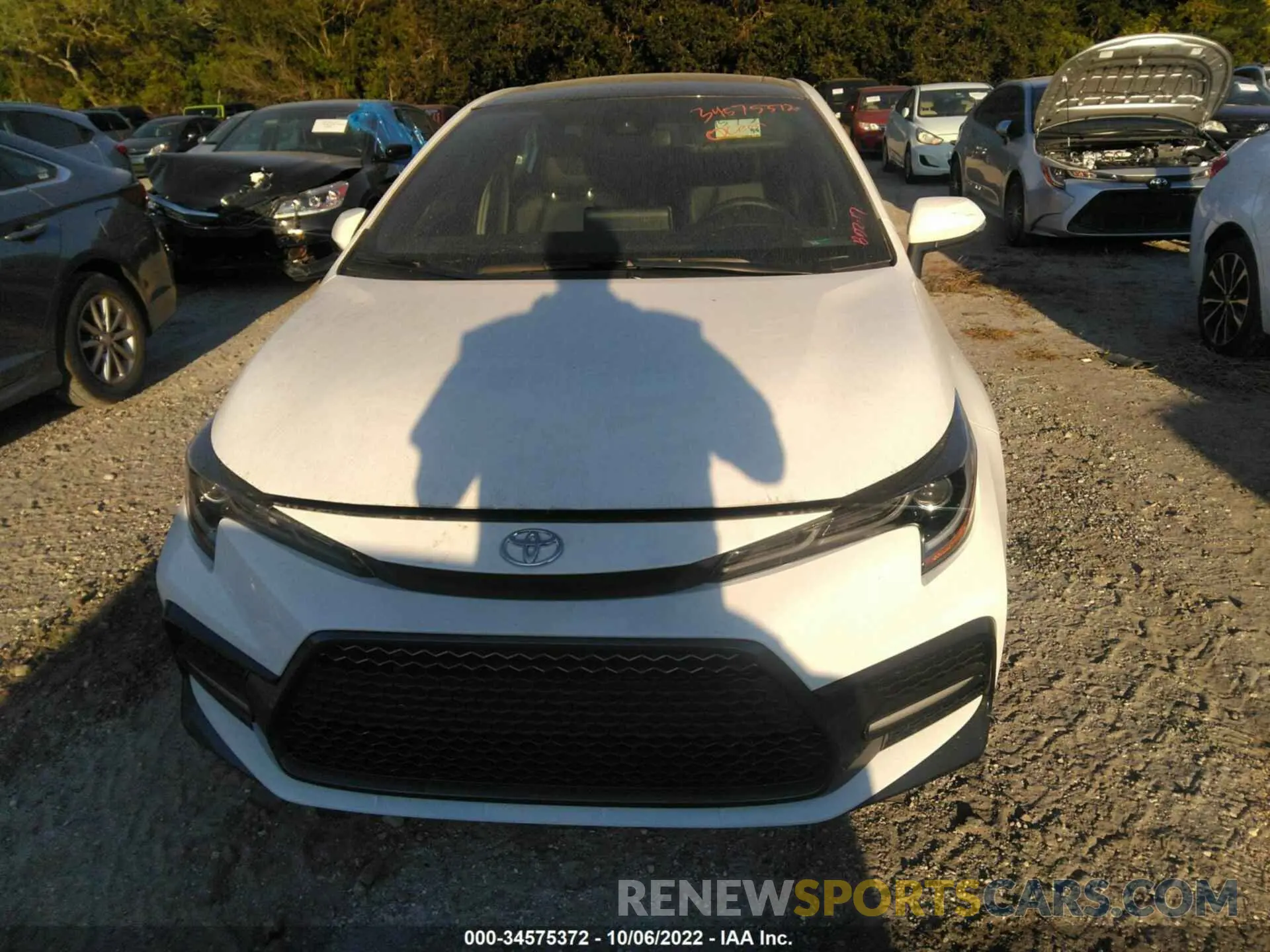 6 fotografías del automóvil dañado 5YFT4MCE6NP122116 TOYOTA COROLLA 2022