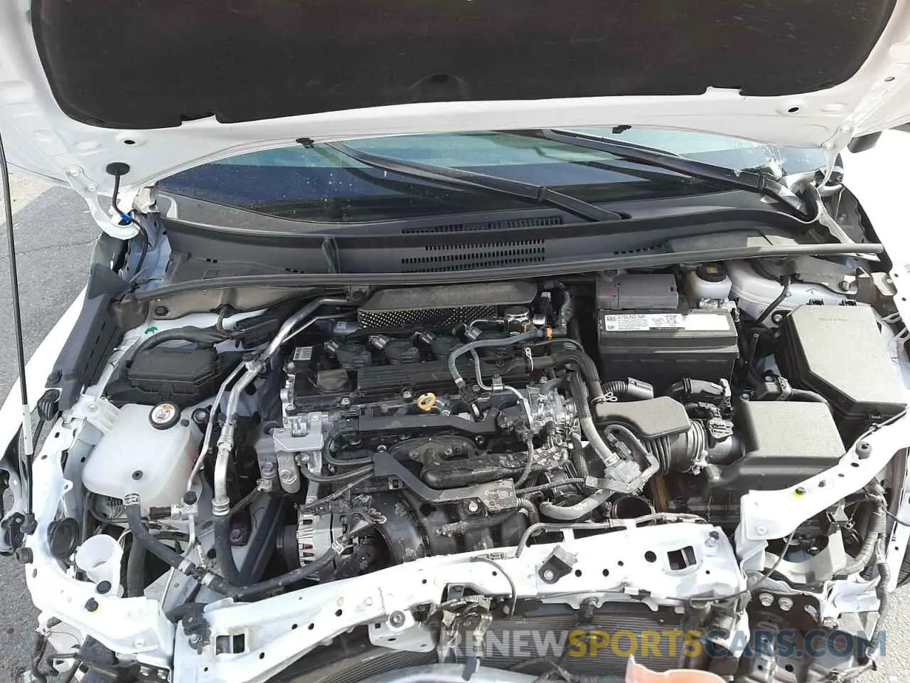 11 fotografías del automóvil dañado 5YFT4MCE6NP126697 TOYOTA COROLLA 2022
