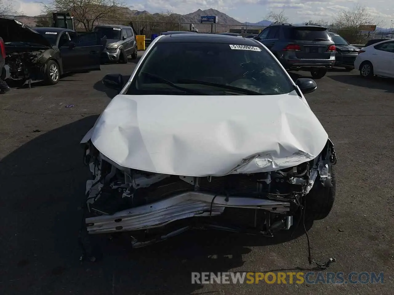 5 fotografías del automóvil dañado 5YFT4MCE6NP126697 TOYOTA COROLLA 2022