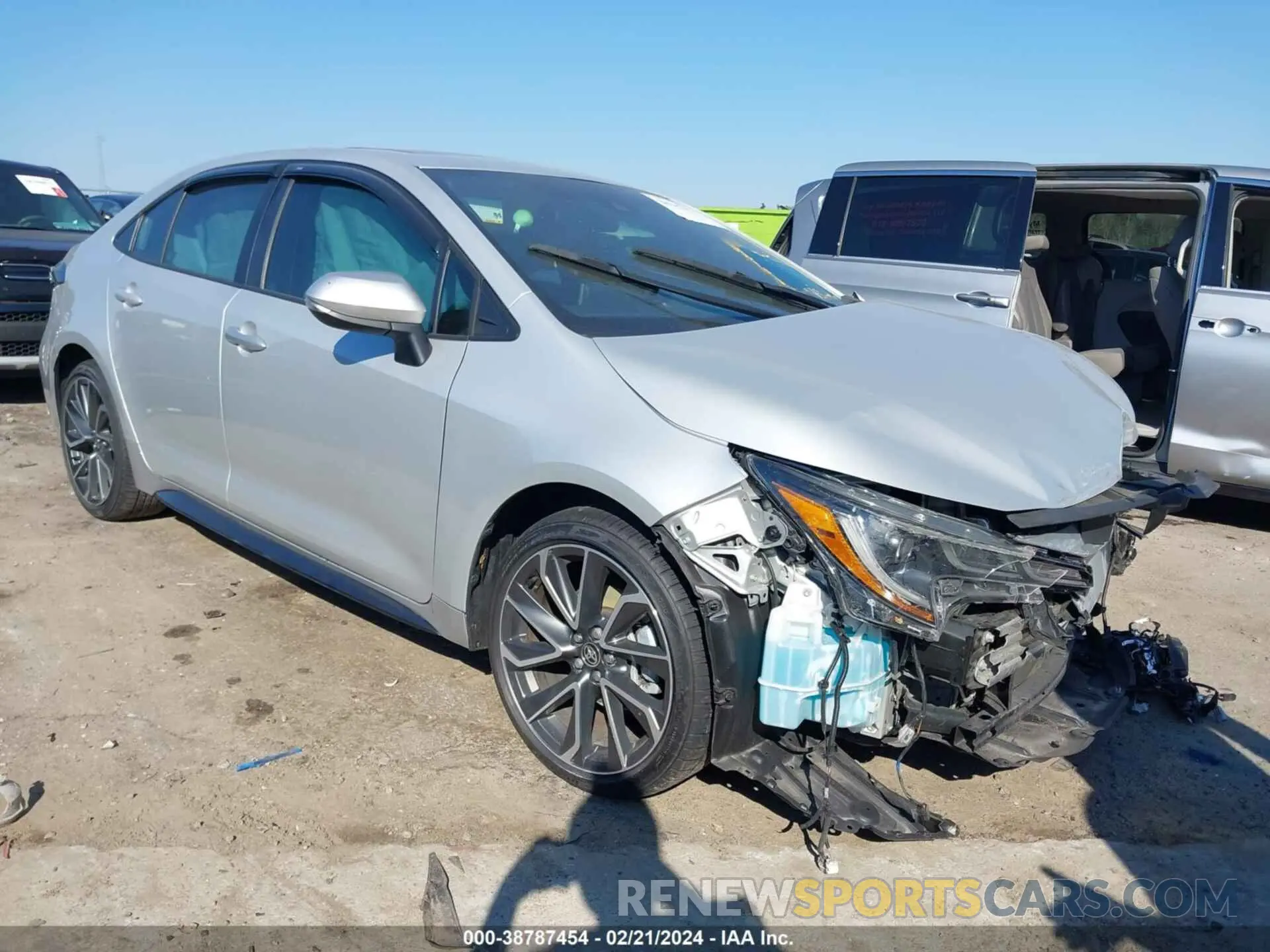 1 fotografías del automóvil dañado 5YFT4MCE9NP105391 TOYOTA COROLLA 2022