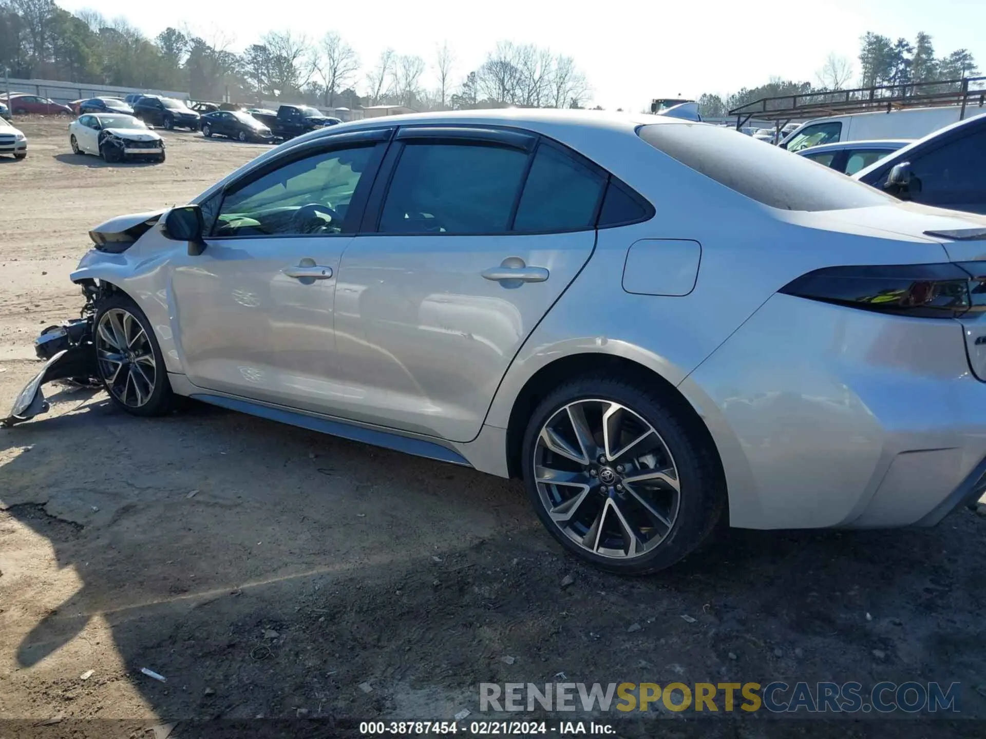 14 fotografías del automóvil dañado 5YFT4MCE9NP105391 TOYOTA COROLLA 2022